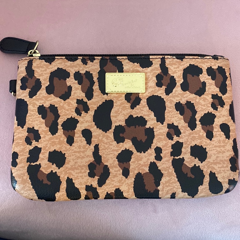 Betsey Johnson Leopard Makeup Bag